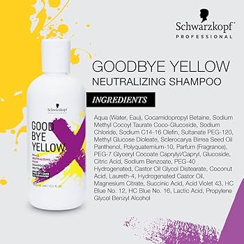 schwarzkopf goodbye yellow szampon