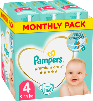 pampers premium care pieluchy rozmiary 1 2 168 sztuk