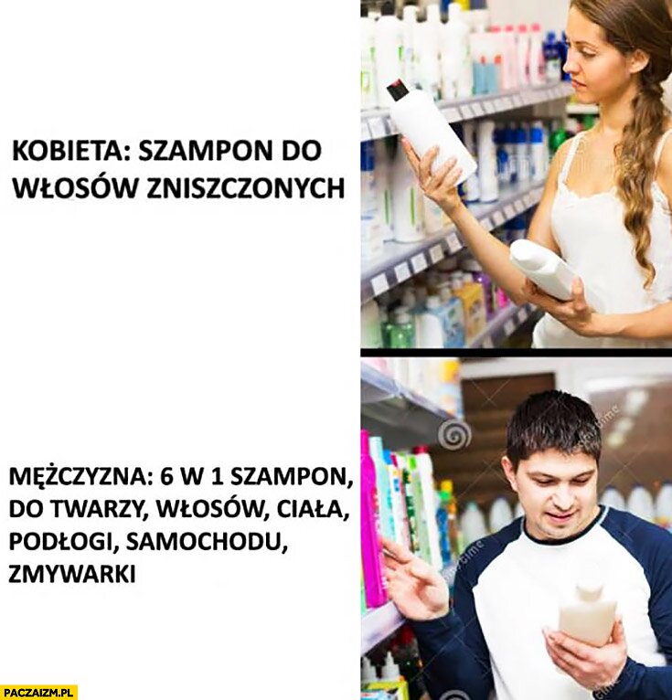 szampon do twarzy włosów samochodu