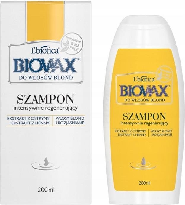 biovax szampon do włosów blond