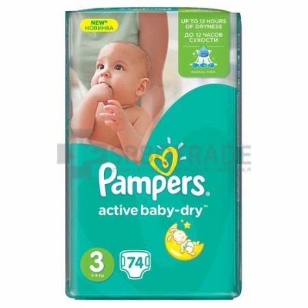 pampers 3 midi 74 szt