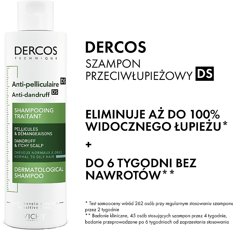 vichy dercos technique szampon sposób użycia