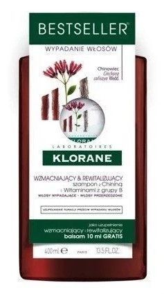 klorane szampon z chininą 400ml