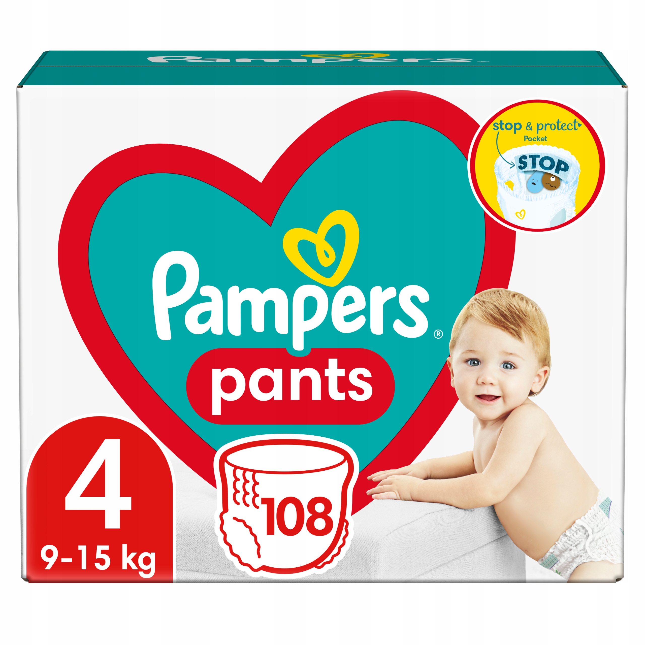 pampers pants mega box pieluchomajtki rozmiar 4