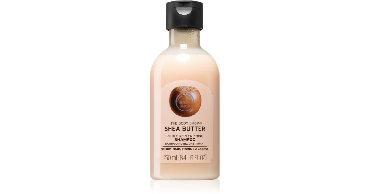 the body shop szampon z masłem shea