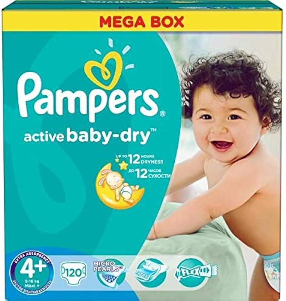 pampers active baby dry 4 plus