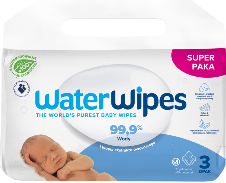 waterwipes chusteczki nawilżane wodą