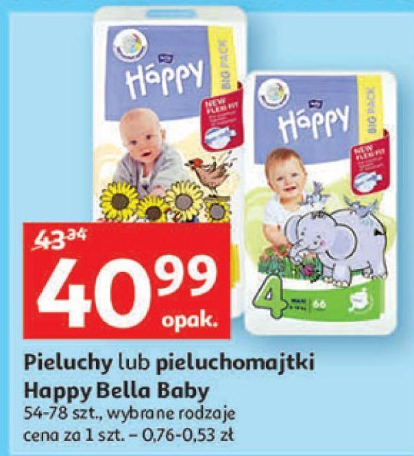 auchan pieluchomajtki happy