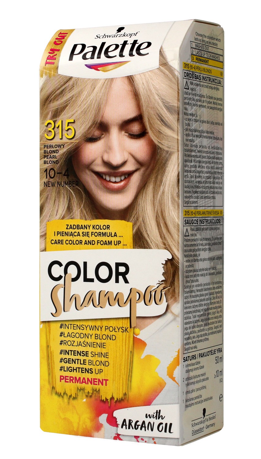 szampon koloryzujący palette blond platynowy