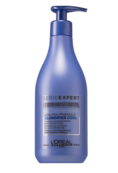 blondifier cool szampon minimalizujący żółty odcień włosów blond 500ml