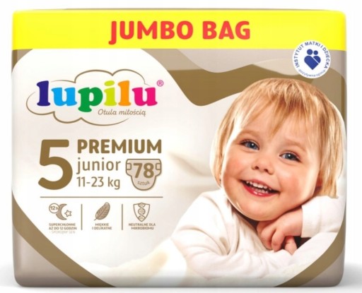 jumbo bug lupilu junior pieluchy