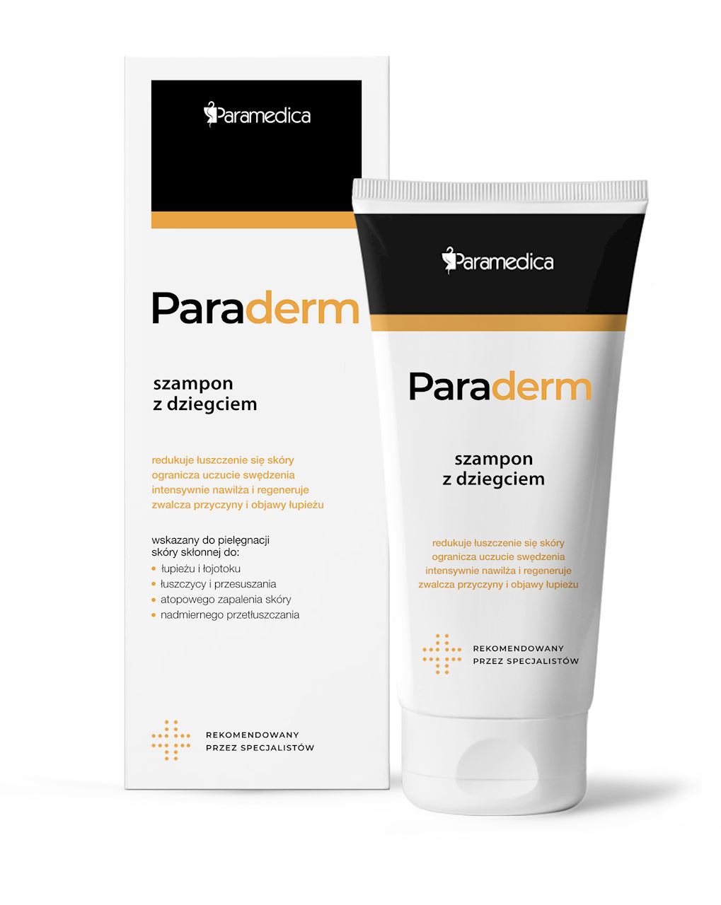 paraderm szampon z dziegciem 150g