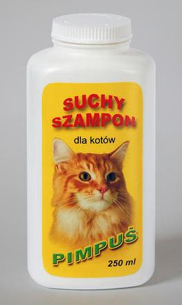 suchy szampon dla kotów persów