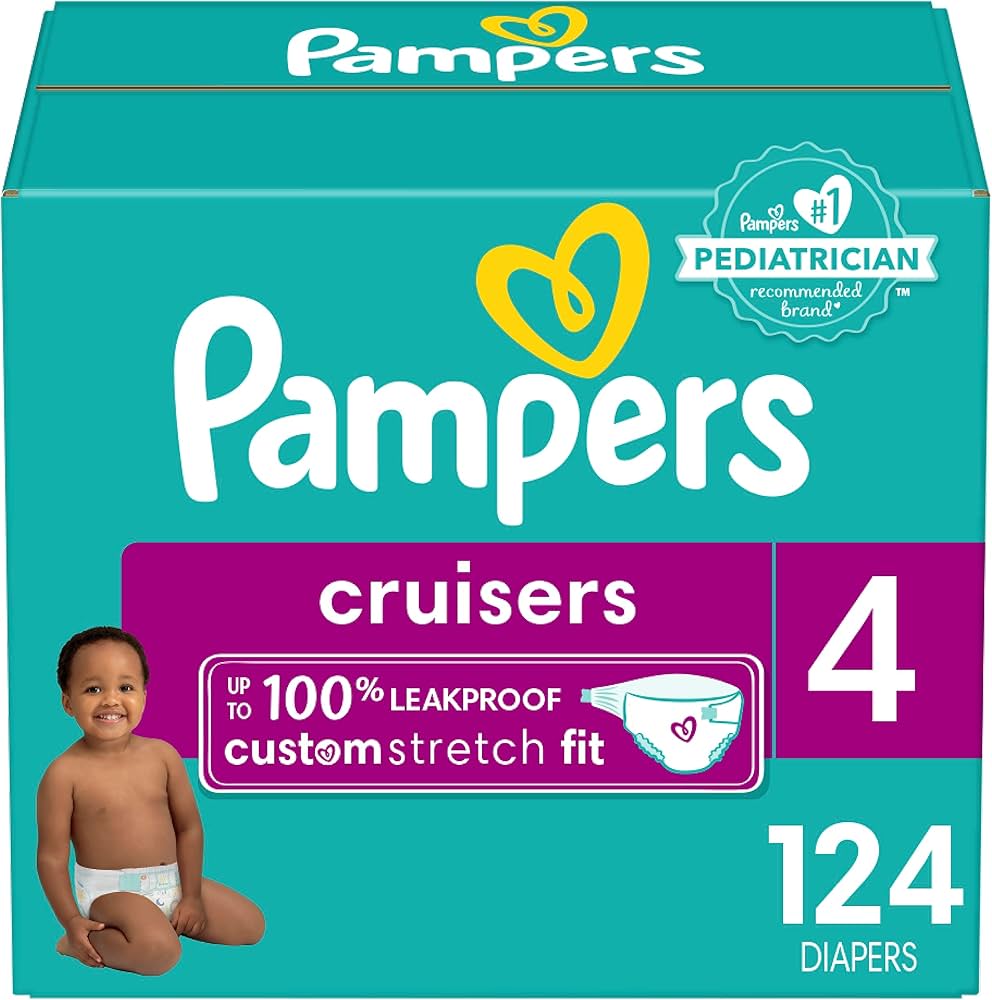 pampers 124 pack