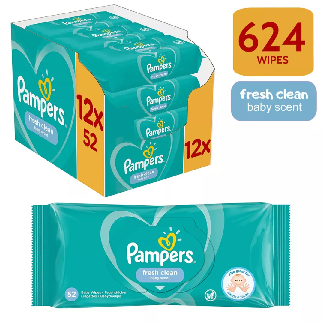 pampers fresh clean baby scent