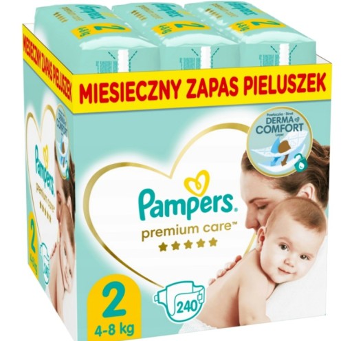 pampers premium care 240 szt cena