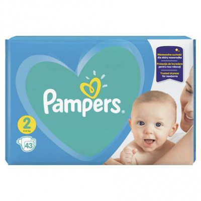 pampers new baby dry 2 giant box 144szt