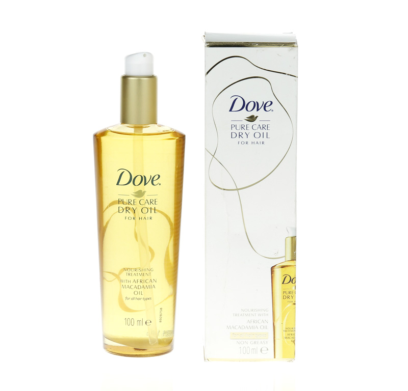 lekki olejek do włosów dojrzałych dove pure care dry oil