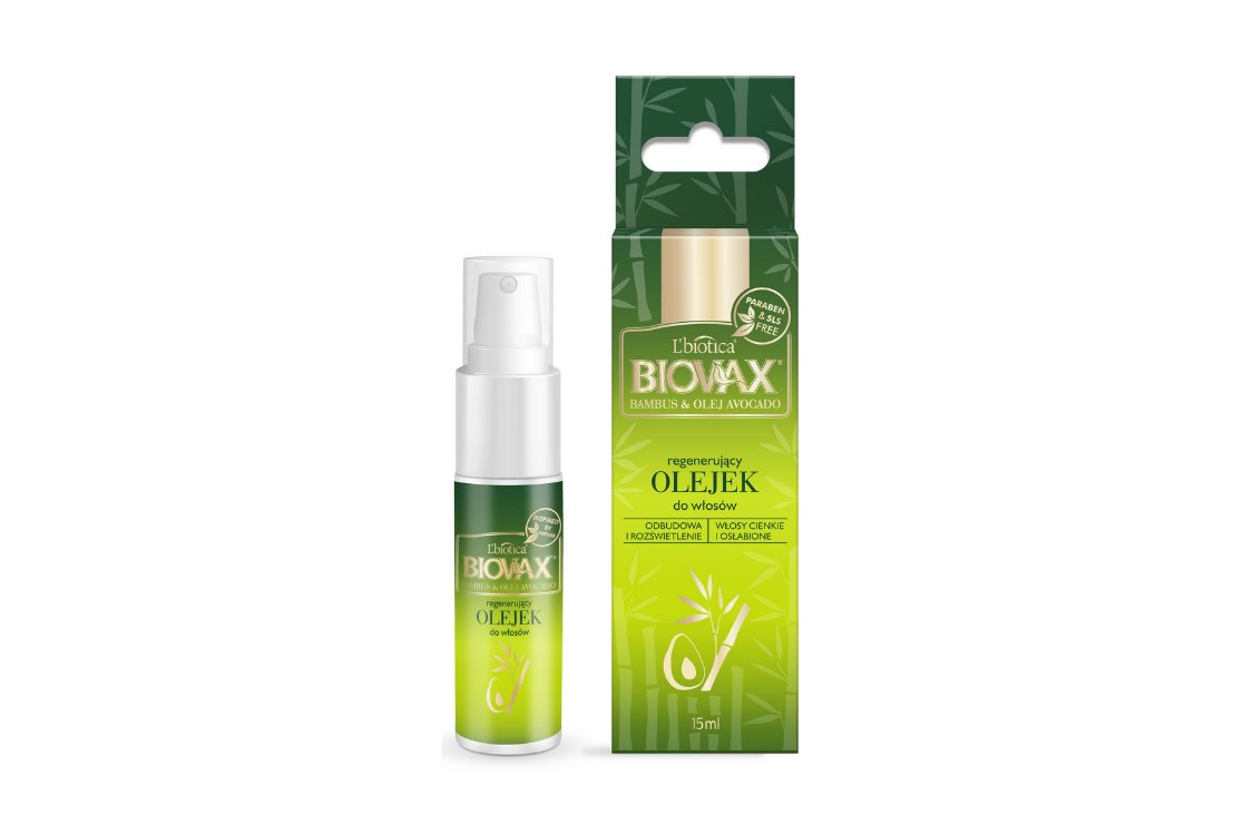 biovax olejek do włosów bambus & olej avocado 50 ml