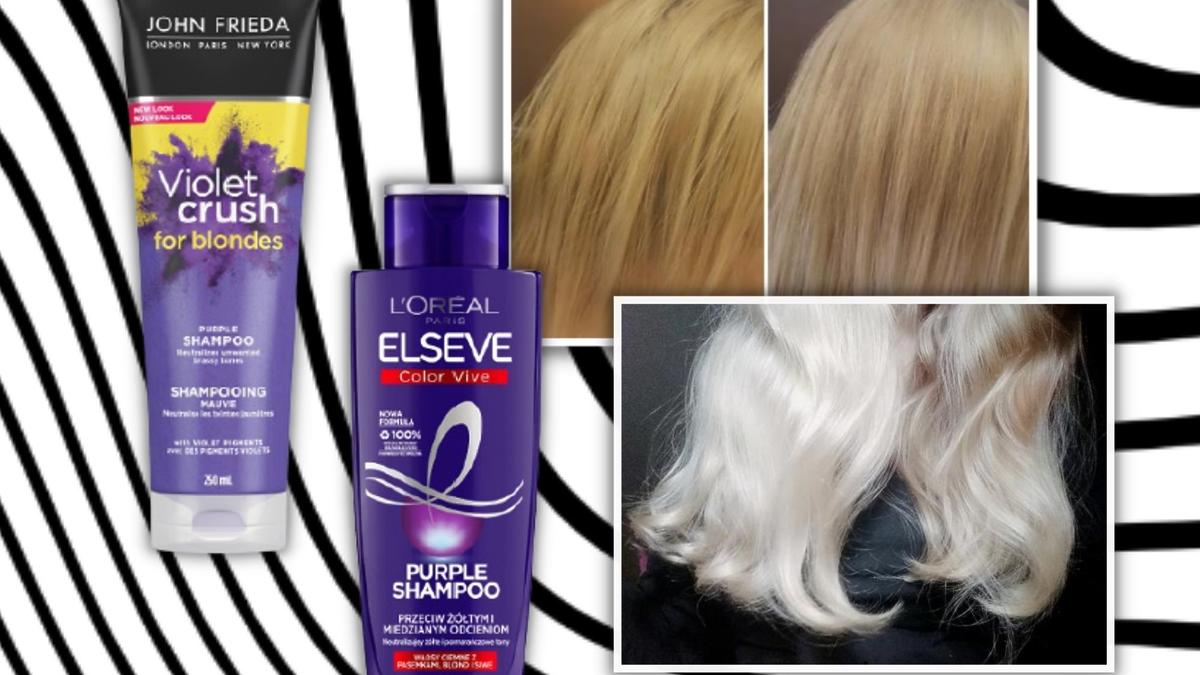 fioletowy szampon koloryzujący blond rossmann