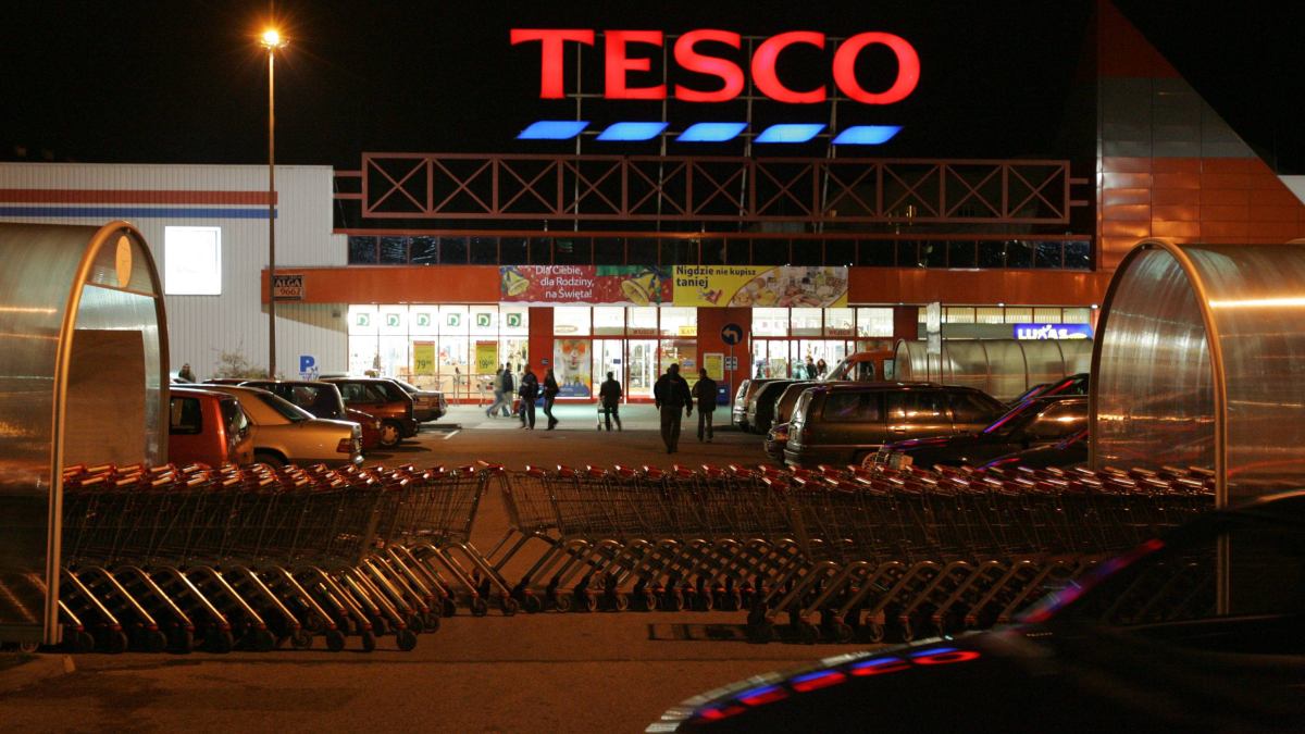 tesco poznań pieluchy