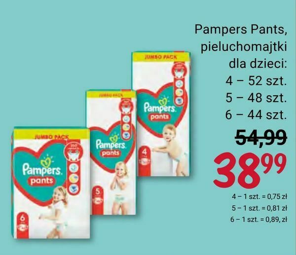 rossmann pampers pants promocja