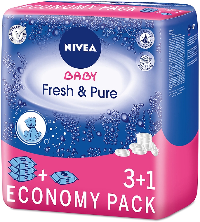 chusteczki nawilżane nivea pure and sensitive