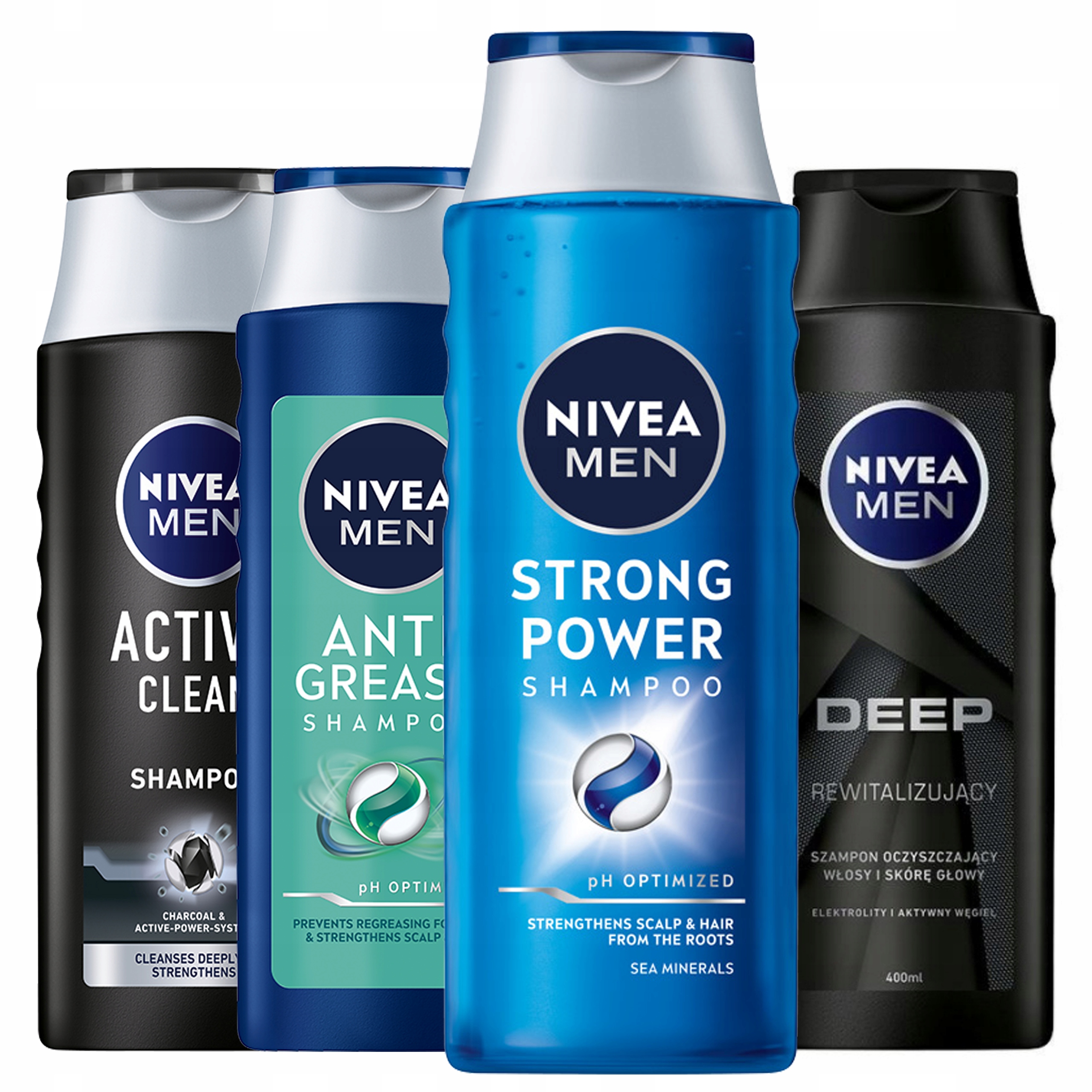 nivea szampon 400ml męski