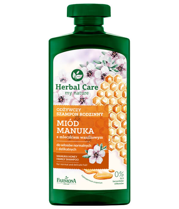 herbal care miód manuka szampon