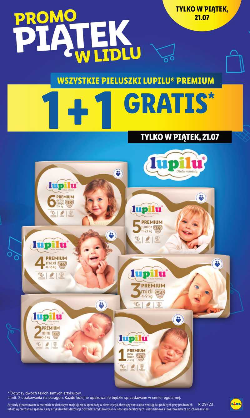 lidl promocje pieluchy