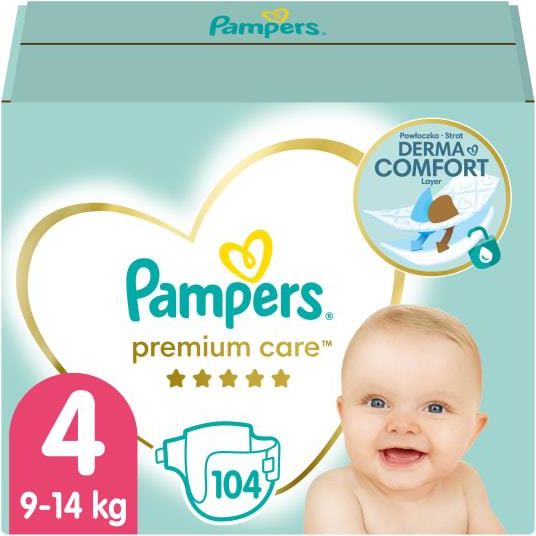 pampers pieluszki premium care 4 104 szt ceneo