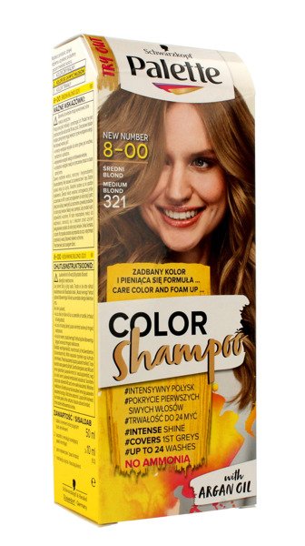 palette color shampoo szampon koloryzujący sredni blond