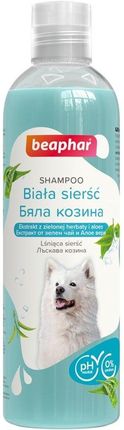 beaphar szampon aloe vera sierść biała wyprzedaż 250 ml ceneo