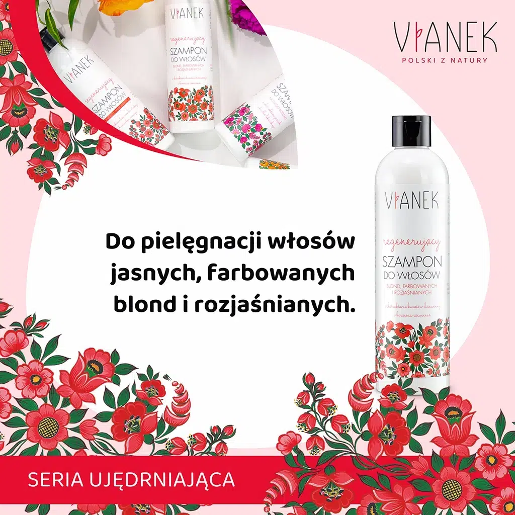 sylveco vianek regenerujący szampon do włosów blond farbowanych rozjaśnianych