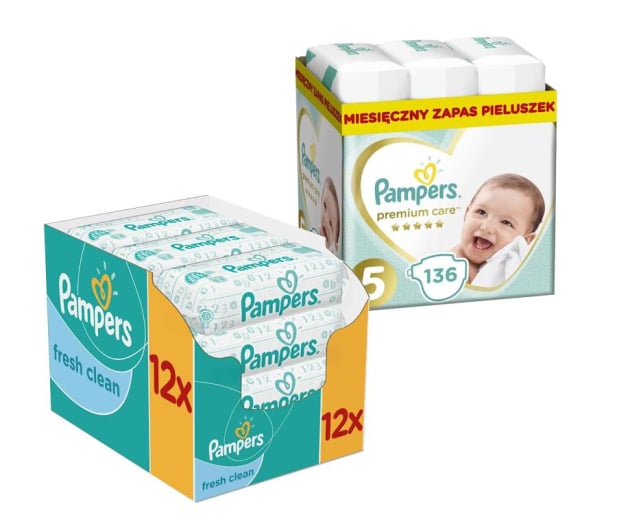 pampers active baby niebieski