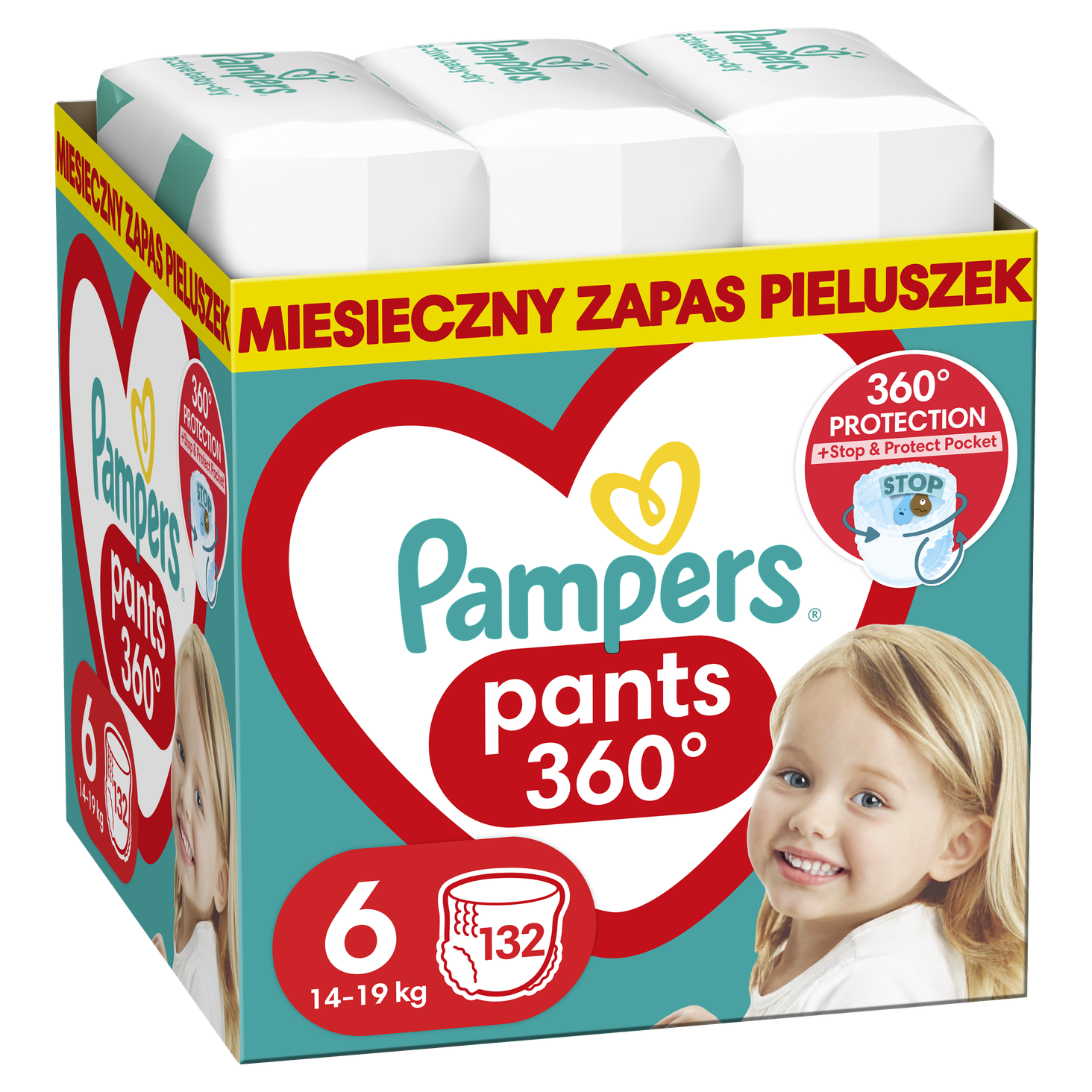 pampers 6 ilosc sztuk