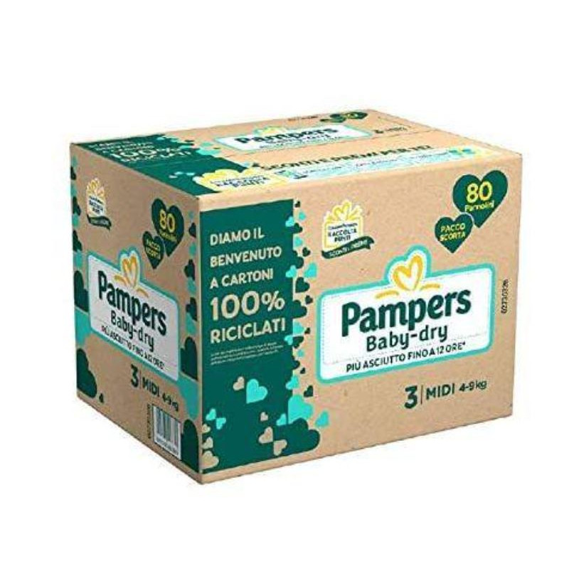 pannolini pampers 80 taglia 3