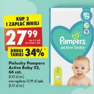 pampers 2 cena biedronka