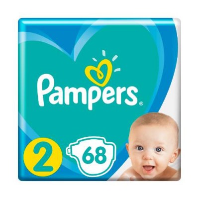 pampers new baby dry 2 68szt