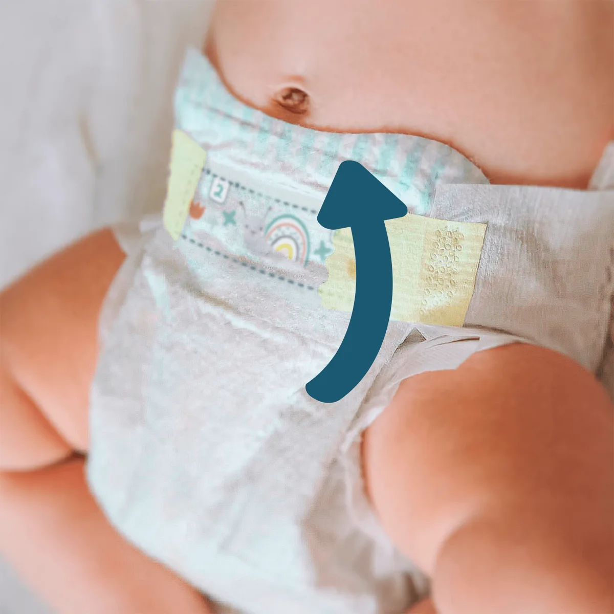 pieluszki jednorazowe z wycięciem na pępek pampers