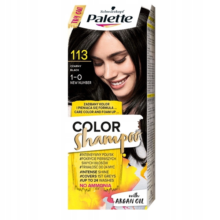 palette szampon koloryzujący ciemny blond