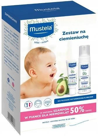 mustela bebe szampon na ciemieniuche