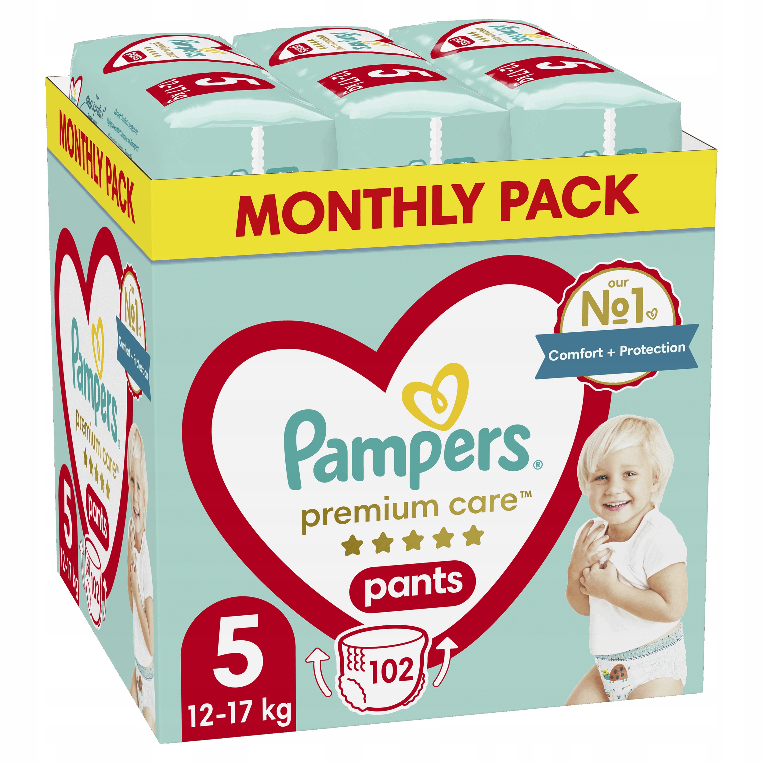 pampers premium care różne opakowanie