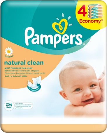 pampers chusteczki natural clean