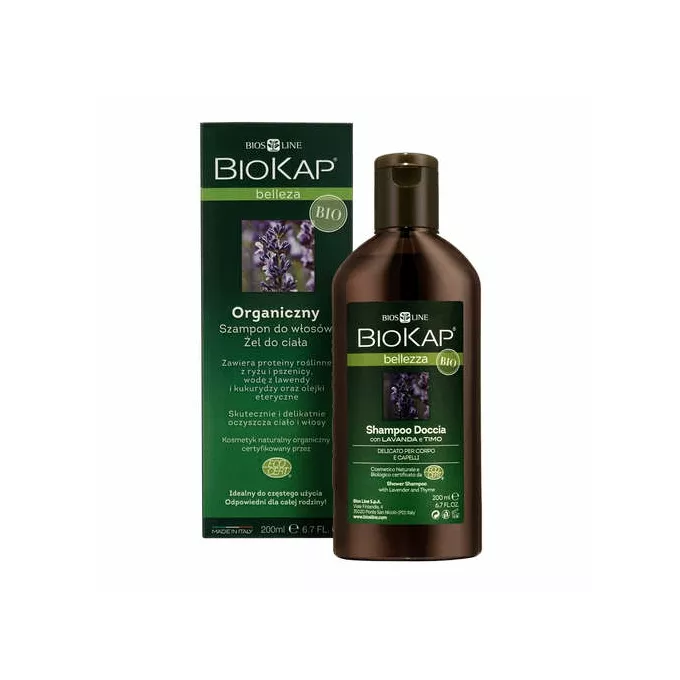 biokap belleza organiczny szampon do włosów żel do ciała