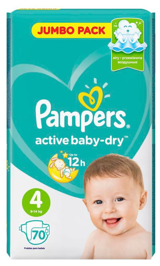 cena pampers active baby-dry 4