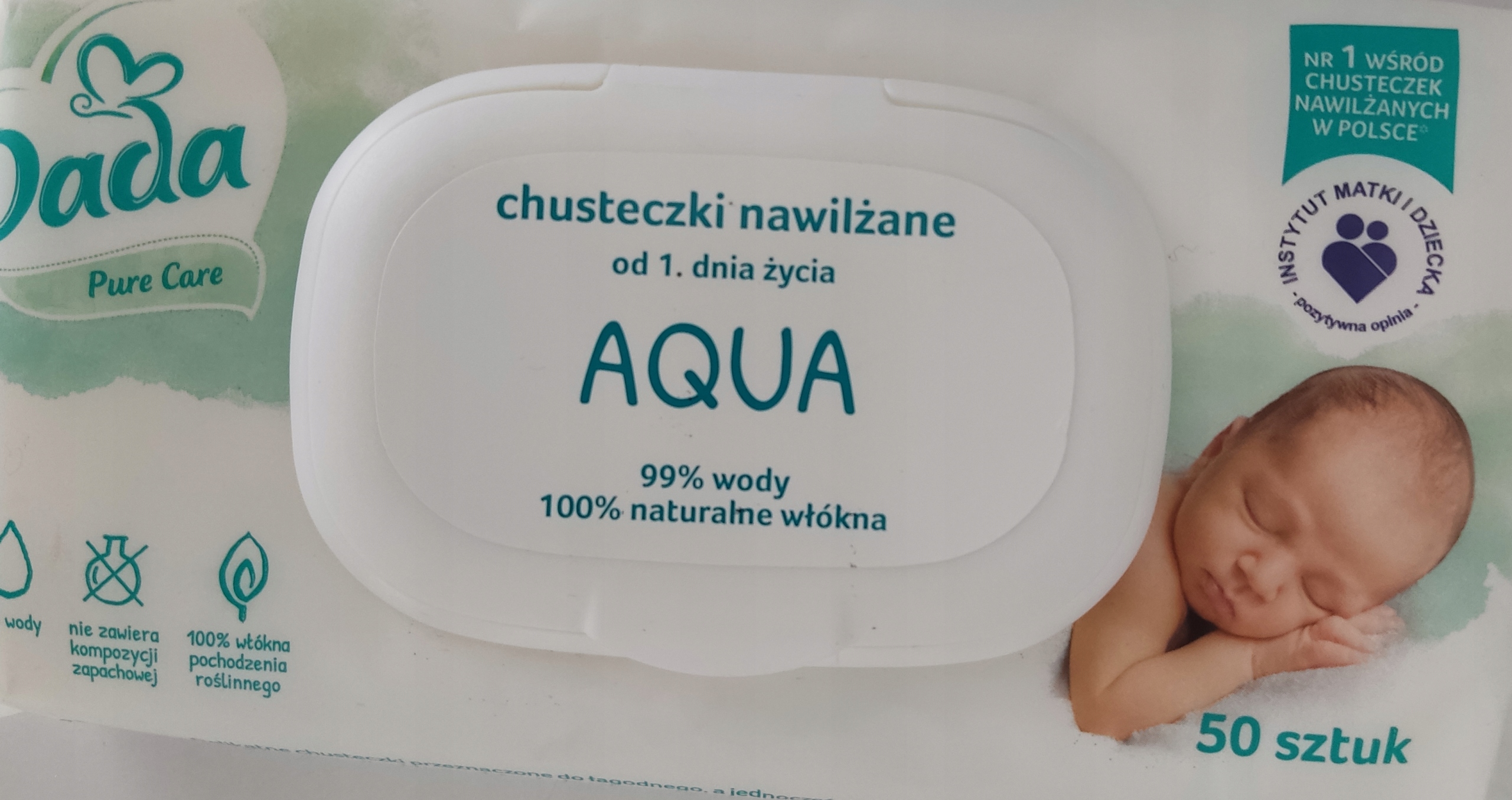 chusteczki nawilżane dada aqua