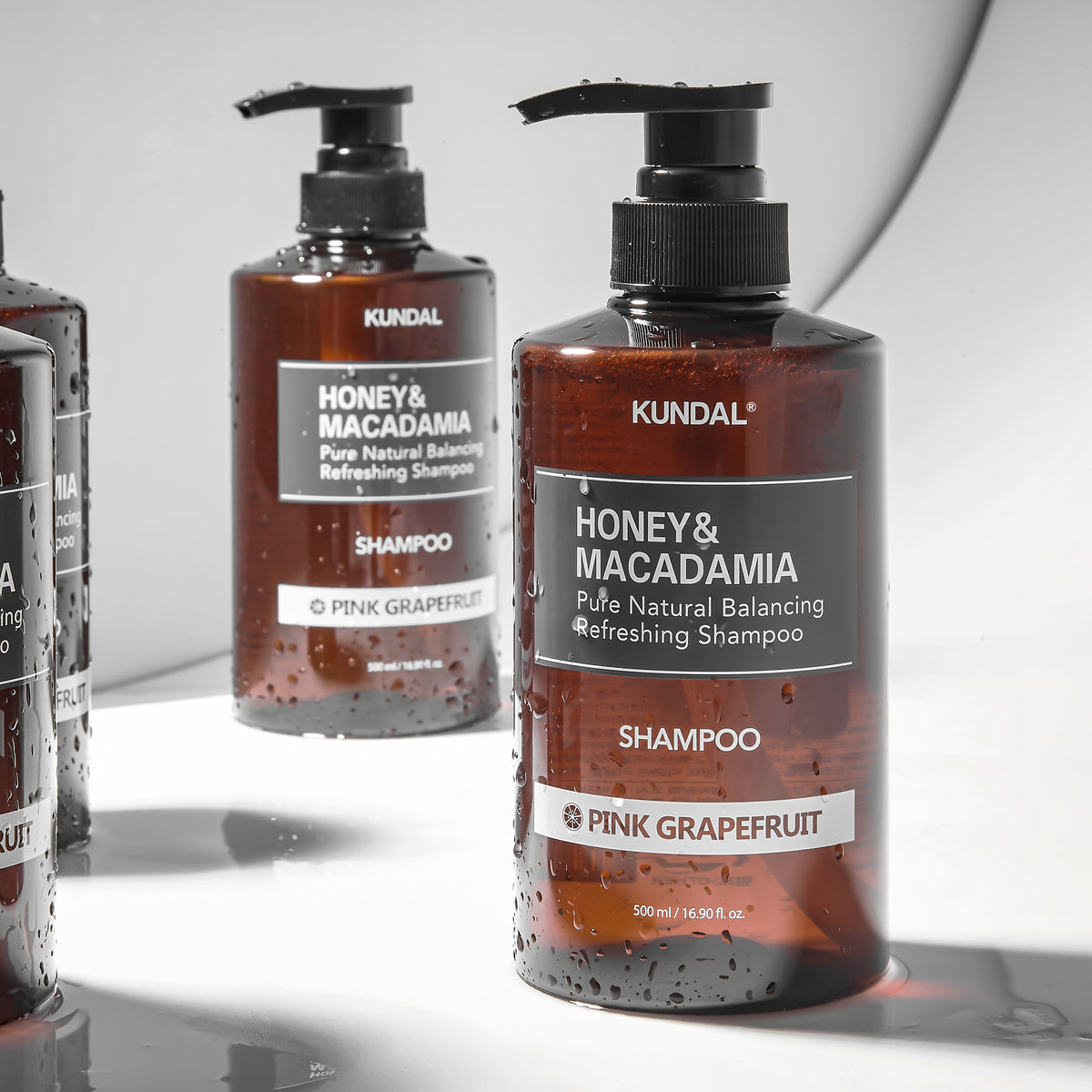 kundal szampon do włosów różowy grejpfrut honey&macadamia shampoo