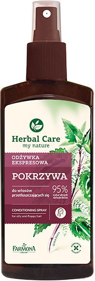 herbal care odżywka do włosów w sprayu pokrzywa