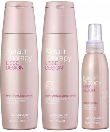 alfaparf lisse design keratin therapy szampon podtrzymujacy efekt wygła